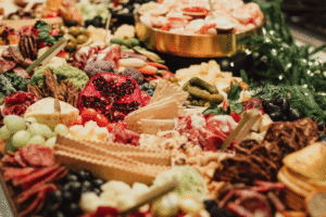 christmas grazing table