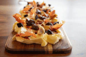 Chili Oil, Fig, abnd Prosciutto