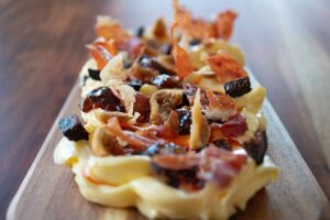 Chili Oil, Fig, abnd Prosciutto