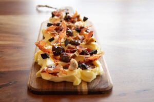 Chili Oil, Fig, abnd Prosciutto